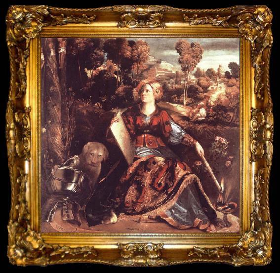 framed  Dosso Dossi Circe the Sorceress, ta009-2